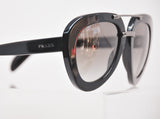 Prada Women's Sunglasses Black/Grey